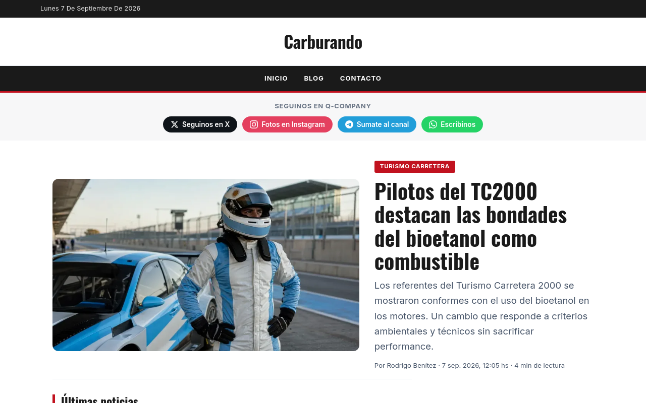 Sitio Web: Carburando