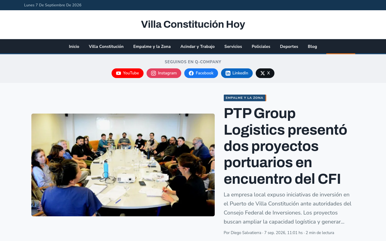 Sitio Web: Villaconstitucionhoy